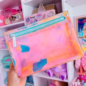 ❌ SOLD ❌ Stoney Clover Lane Iridescent Makeup Bag *damaged*